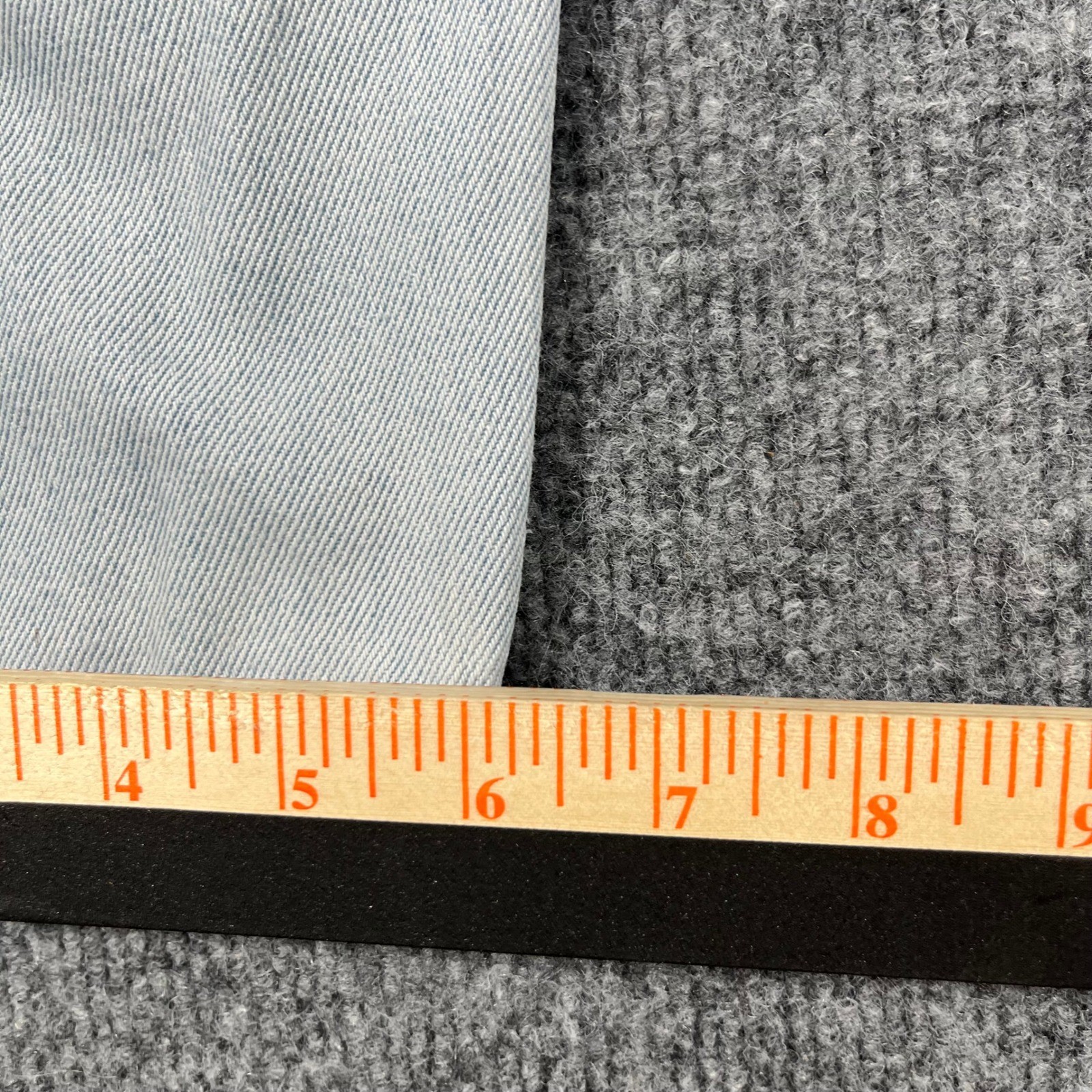 Boom-Boom Jeans Womens Size 13/14 Light Wash High Waisted Button Fly Tapered Leg