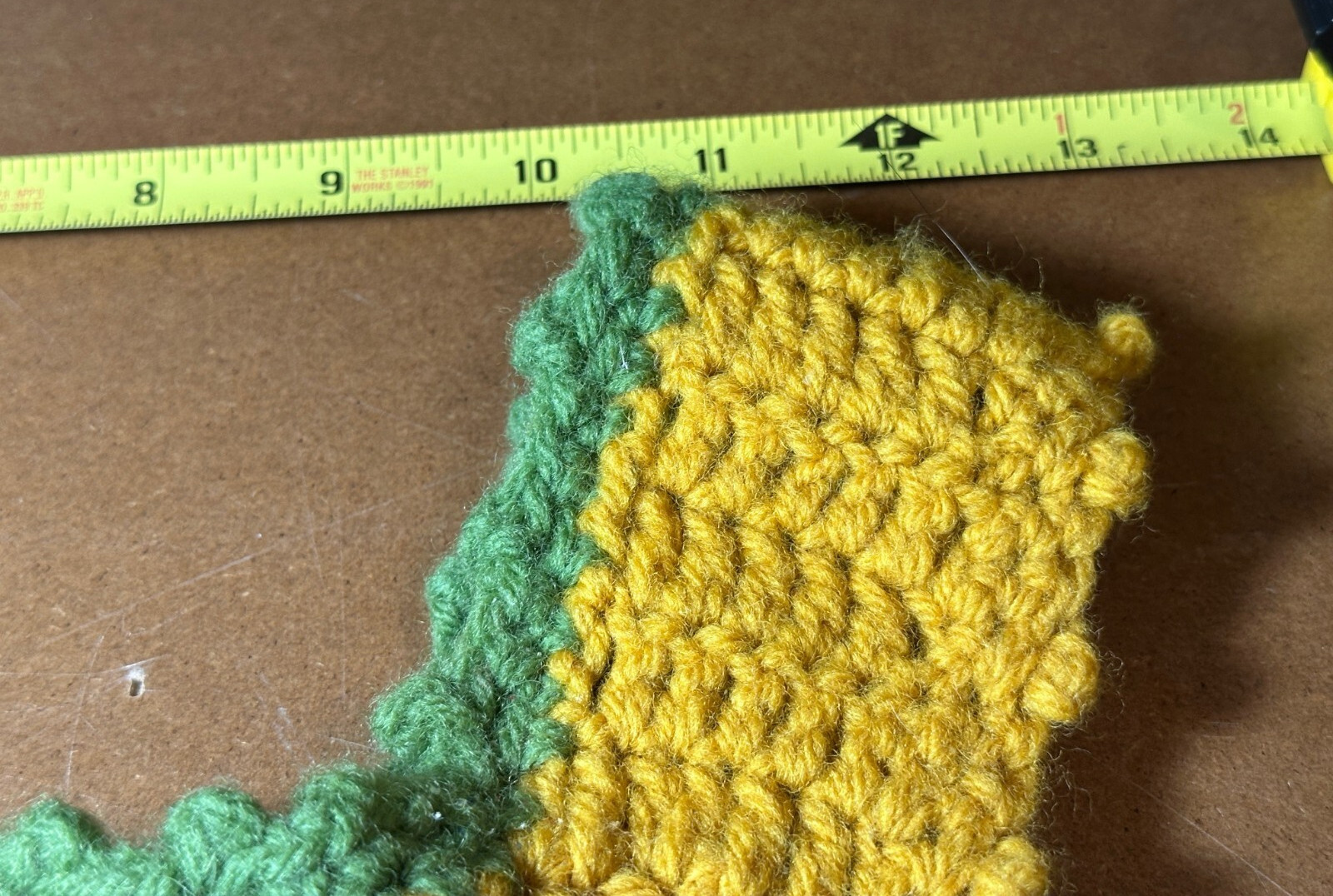 Crochet Vest vintage Handmade Granny Square Green Yellow orange size small?