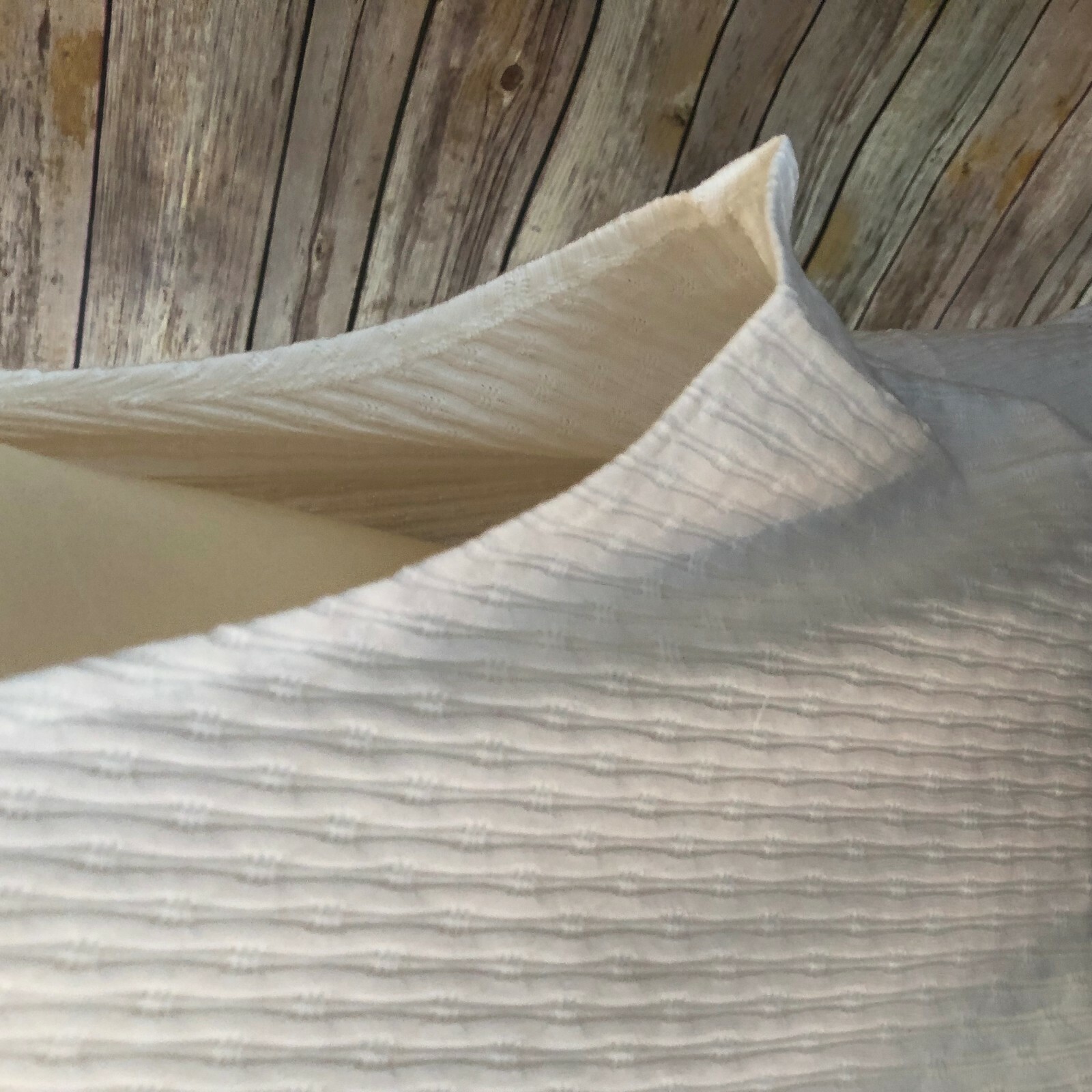 Vintage Lacy Afternoon Shell Kepler White Ribbed Sleeveless Top Size 3X Popover