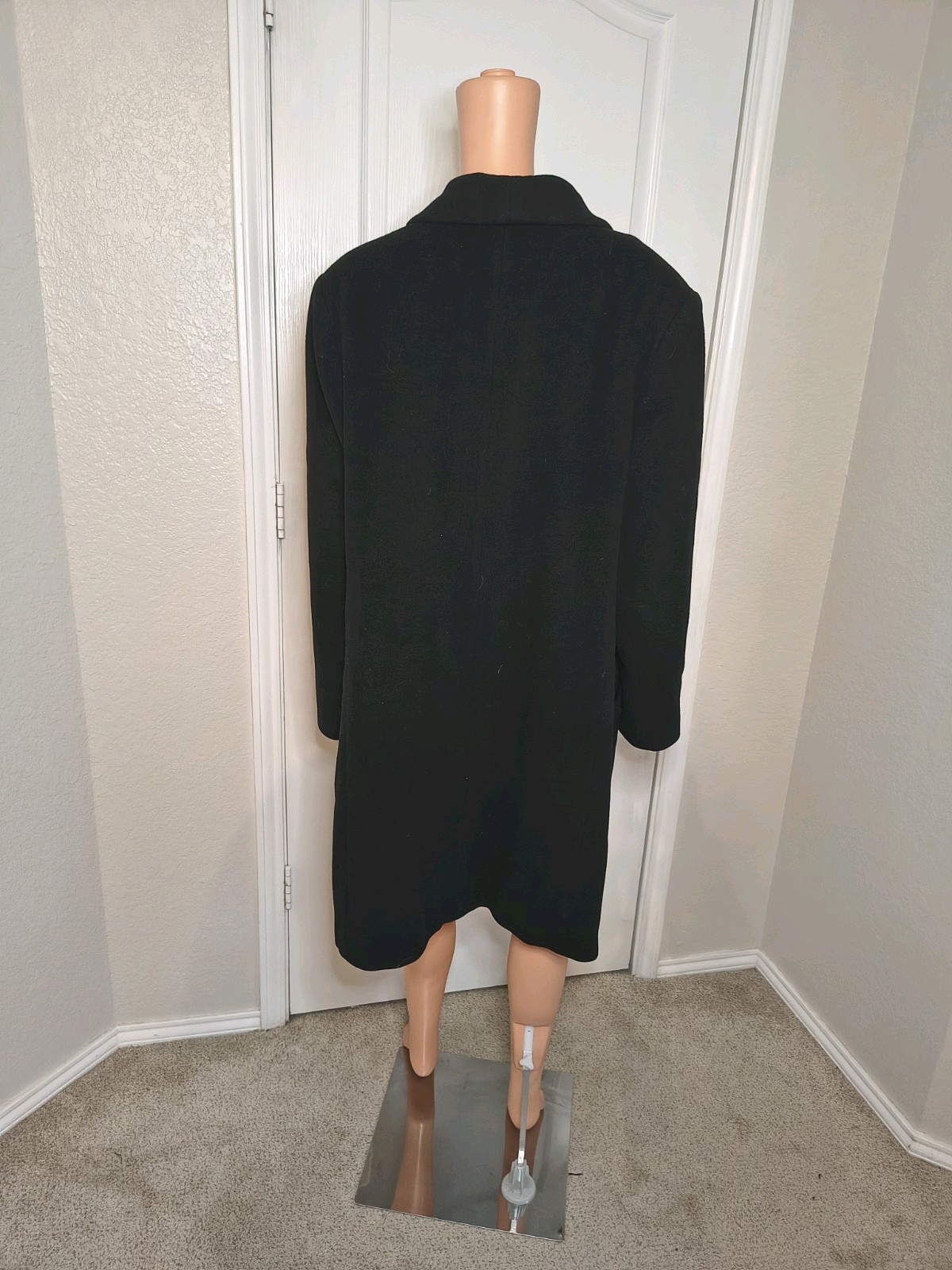 Vintage Wool Women’s XL Coat Long Black – Preston York Old Money Preppy Read-D22