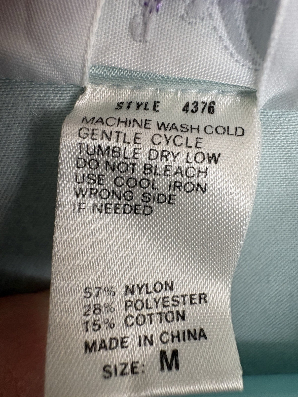 Jodie Arden Satin Nightgown Long Blue Embroidered Lace House Dress Sz M