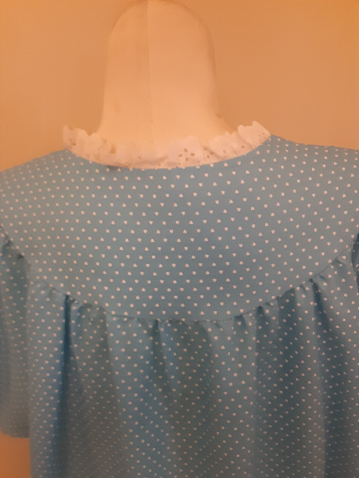 Vintage Womens Kingly Long Nightgown Lingerie Sleepwear Robe House Dress Size 38