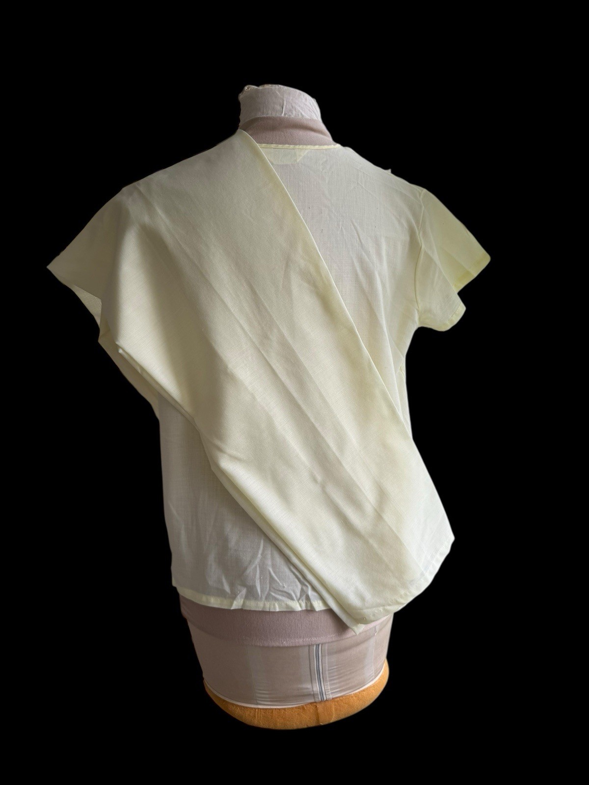 1960S Vintage Katz Summer Pajamas – Lightweight Yellow Cotton – 60s Lingerie