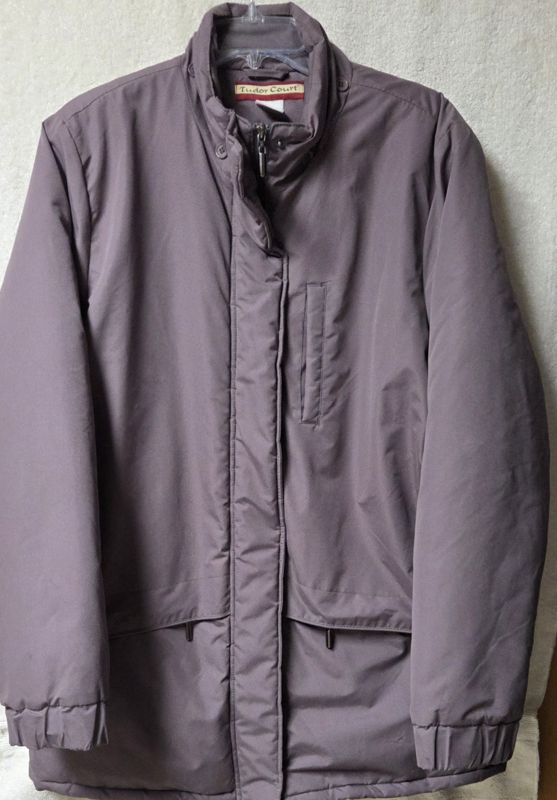 VTG Tudor Court Haband Purple Parka Coat Jacket 1990s Gorpcore Grandmacore Sz XL