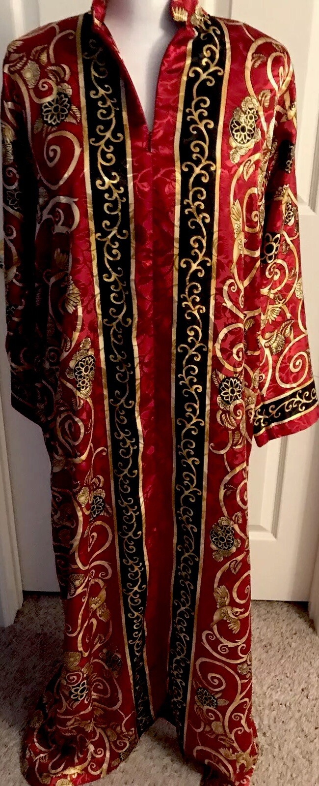 Robe Kaftan Ariel Bird Paradise Chinoiserie Loungewear