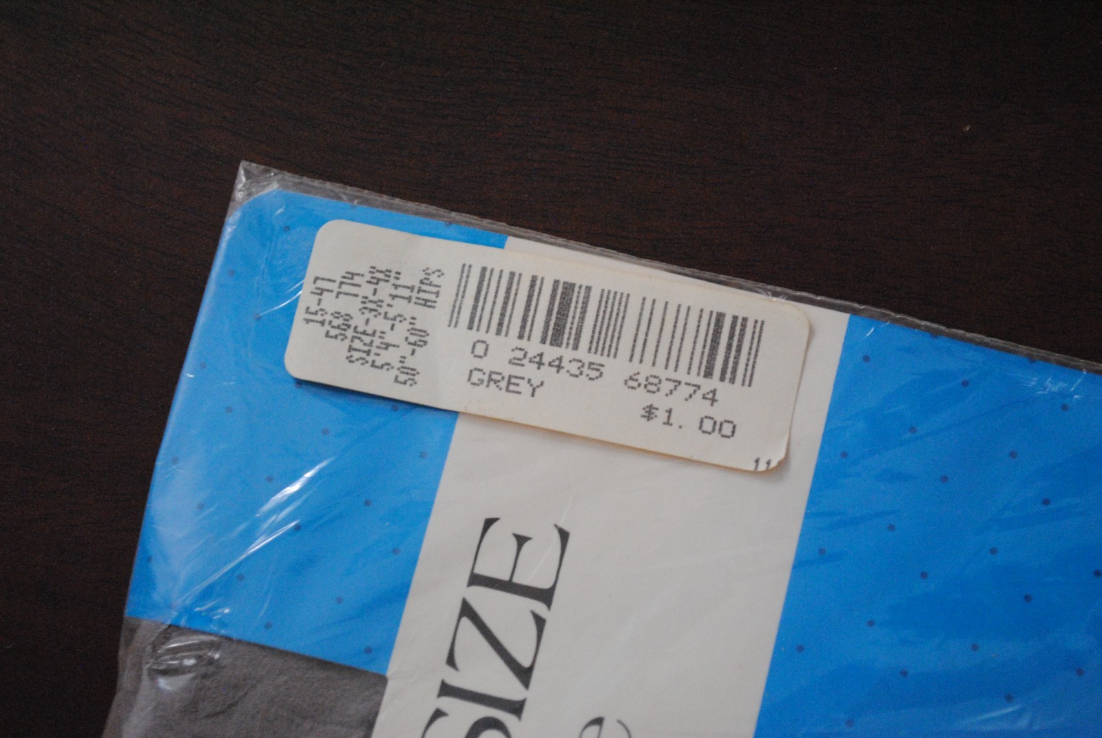 Vintage Super Value Queen Size Gray Plus Size Pany Hose Sandalfoot 3X 4X Sealed