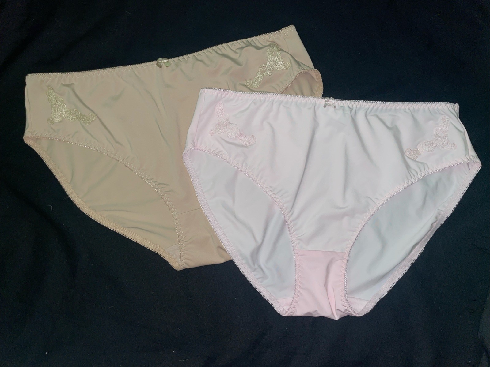 Delta Burke Panties LOT X2 Woman’s 10/3X Brief Nude/pink NOS Poly/spandex PLUS