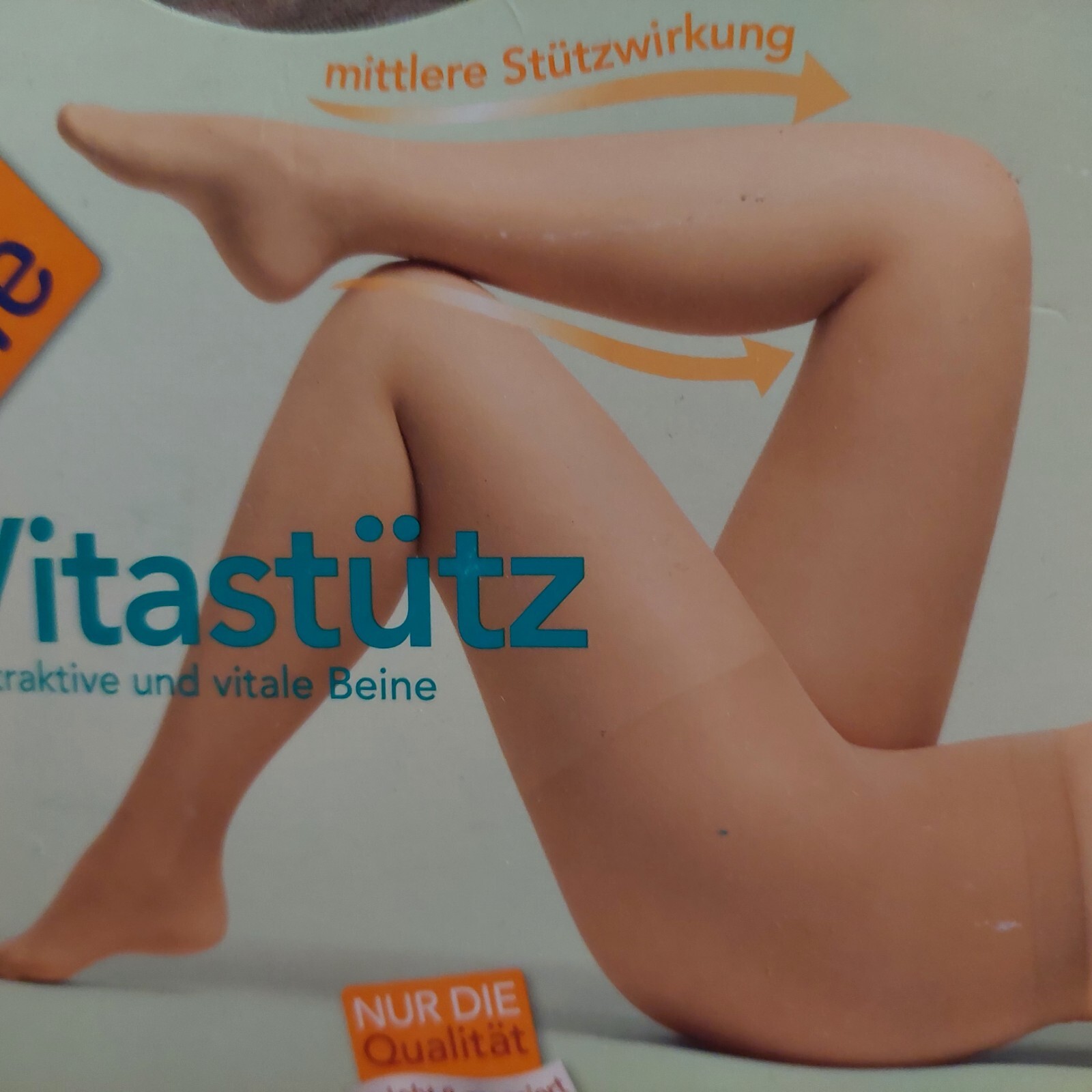 Vintage Pantyhose Vitastutz Komfortgrobe Nur Die Size 48-52 Color Perle BBROS3