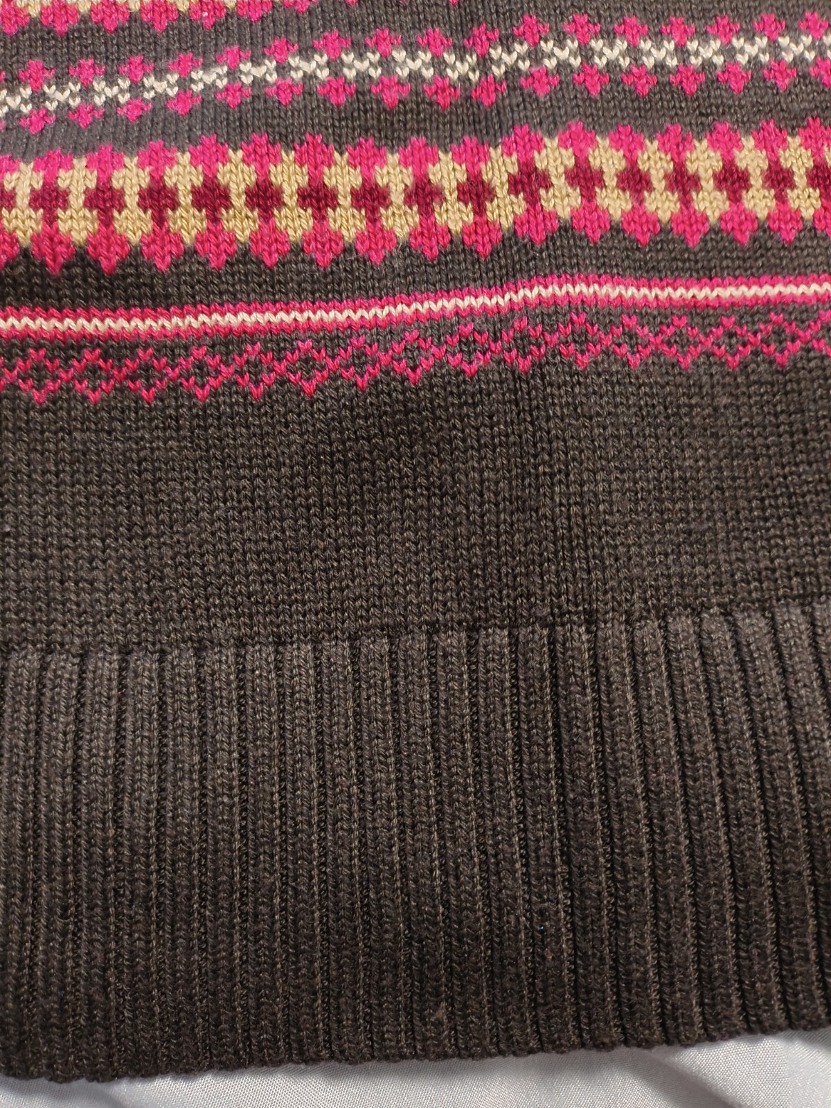 Women’s Brown Silk Cotton Cashmere Blend Sweater Soft Knit Pullover