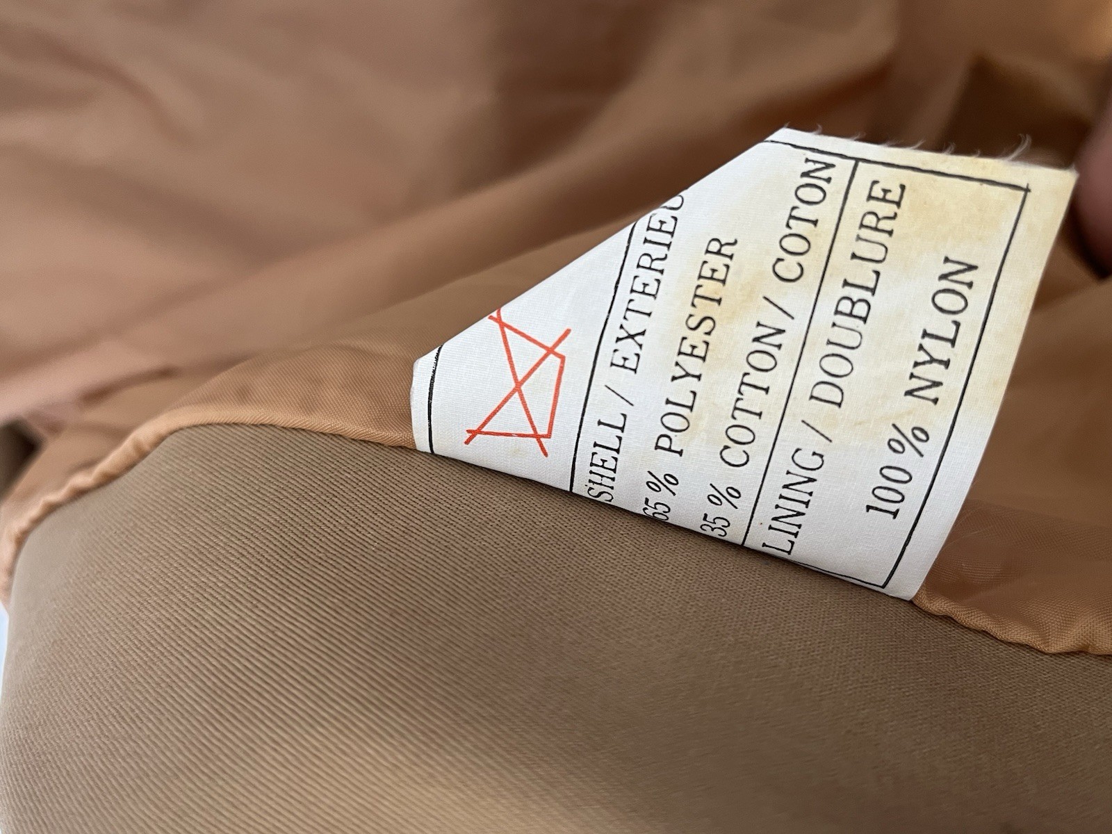 Vintage Trench coat Brand John Galliano 1970s 1980s.