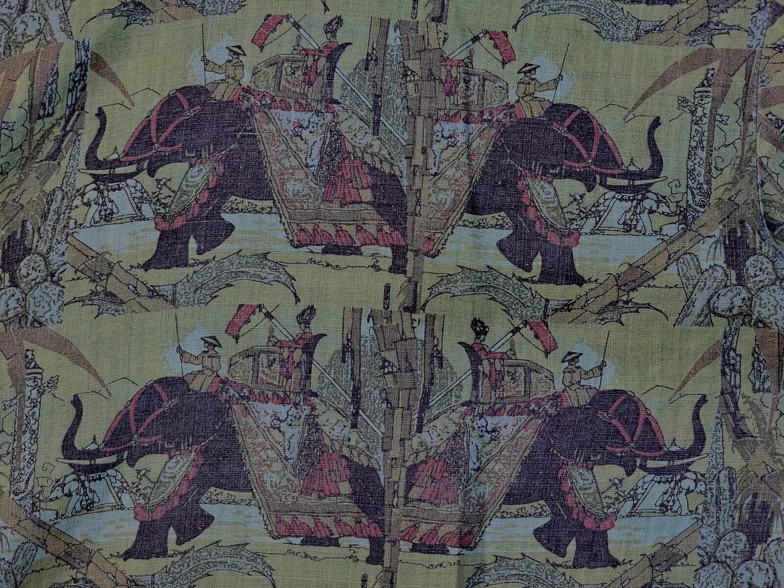 Citron Santa Monica Brand Elephants Print Women’s blouse, size M