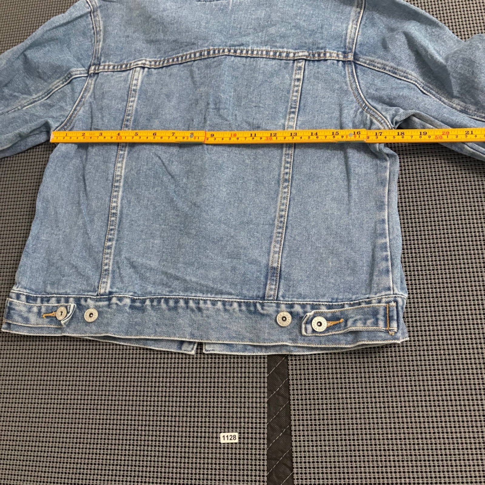 Vintage LA Blues Womens Small Light Wash Cotton Denim Trucker Jacket