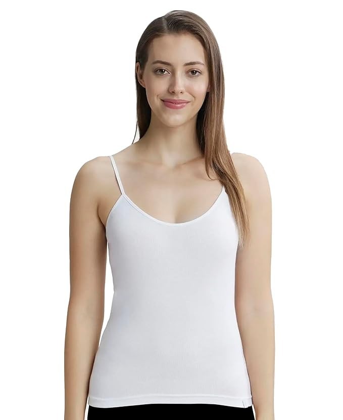 Jockey 1487 Women’s Super Combed Cotton Rib Regular Fit Camisole (Pack of 1)