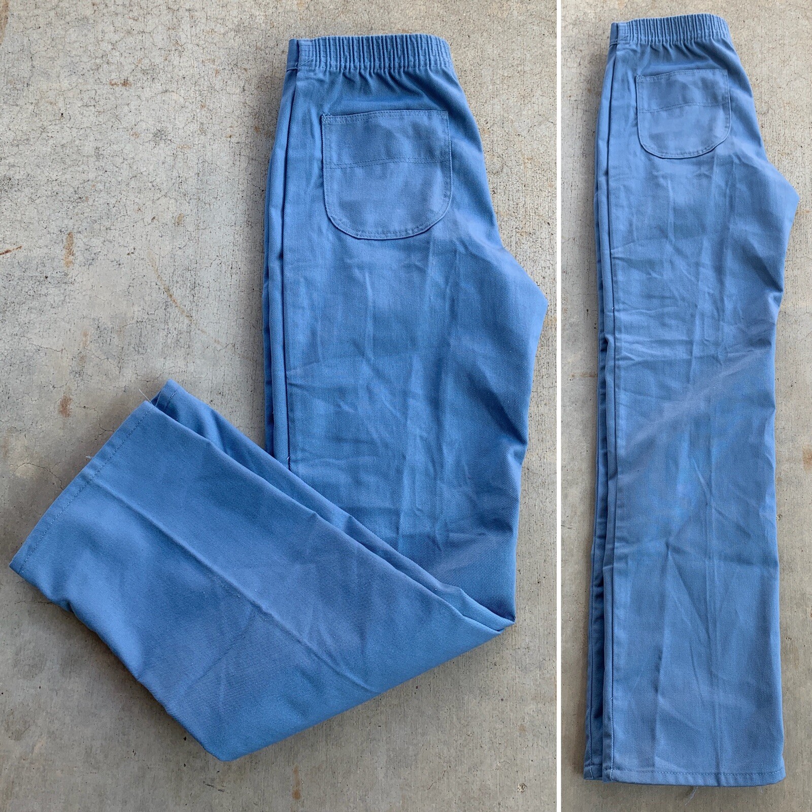 Vintage JTF Pants High Waist Blue Talon Zipper 12 (29” waist resting) 70s 80s