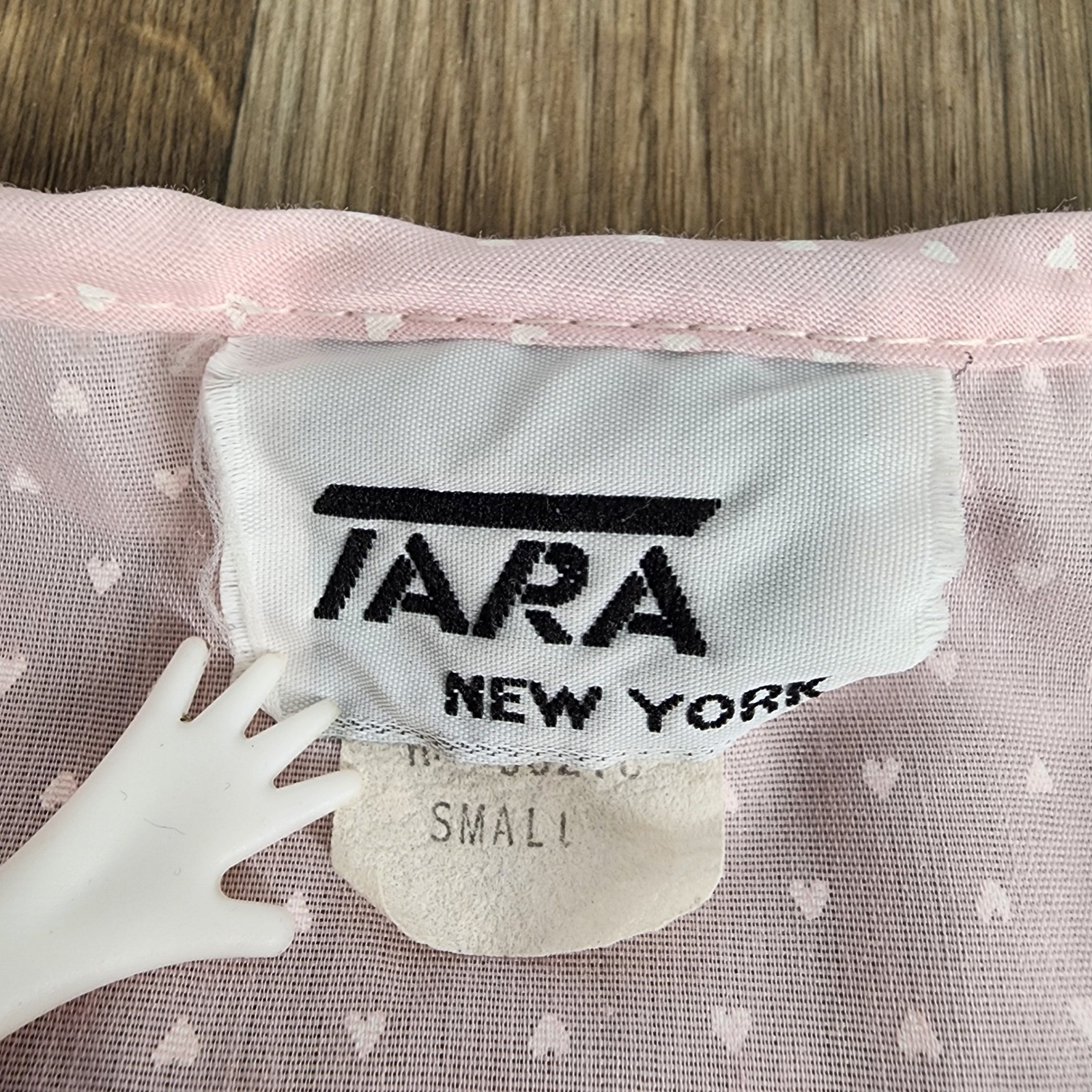 Vintage Tara New York Pink Heart Print Nightgown and Robe Set Small Housecoat