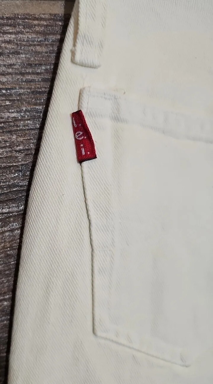 Vintage „LEI Riding Wear”, size 11, women’s white jeans, 27×30.5 high waisted