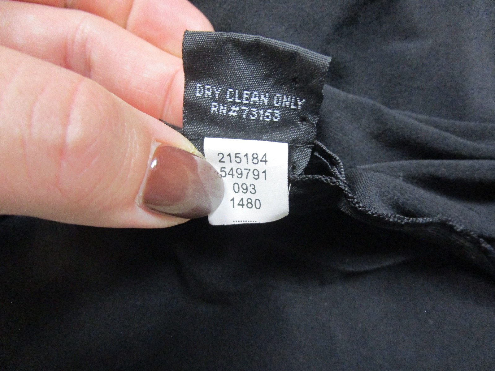 Vintage Y2K Spense Little Black Dress Low Cowl Back (XS) Slinky Mini Bodycon