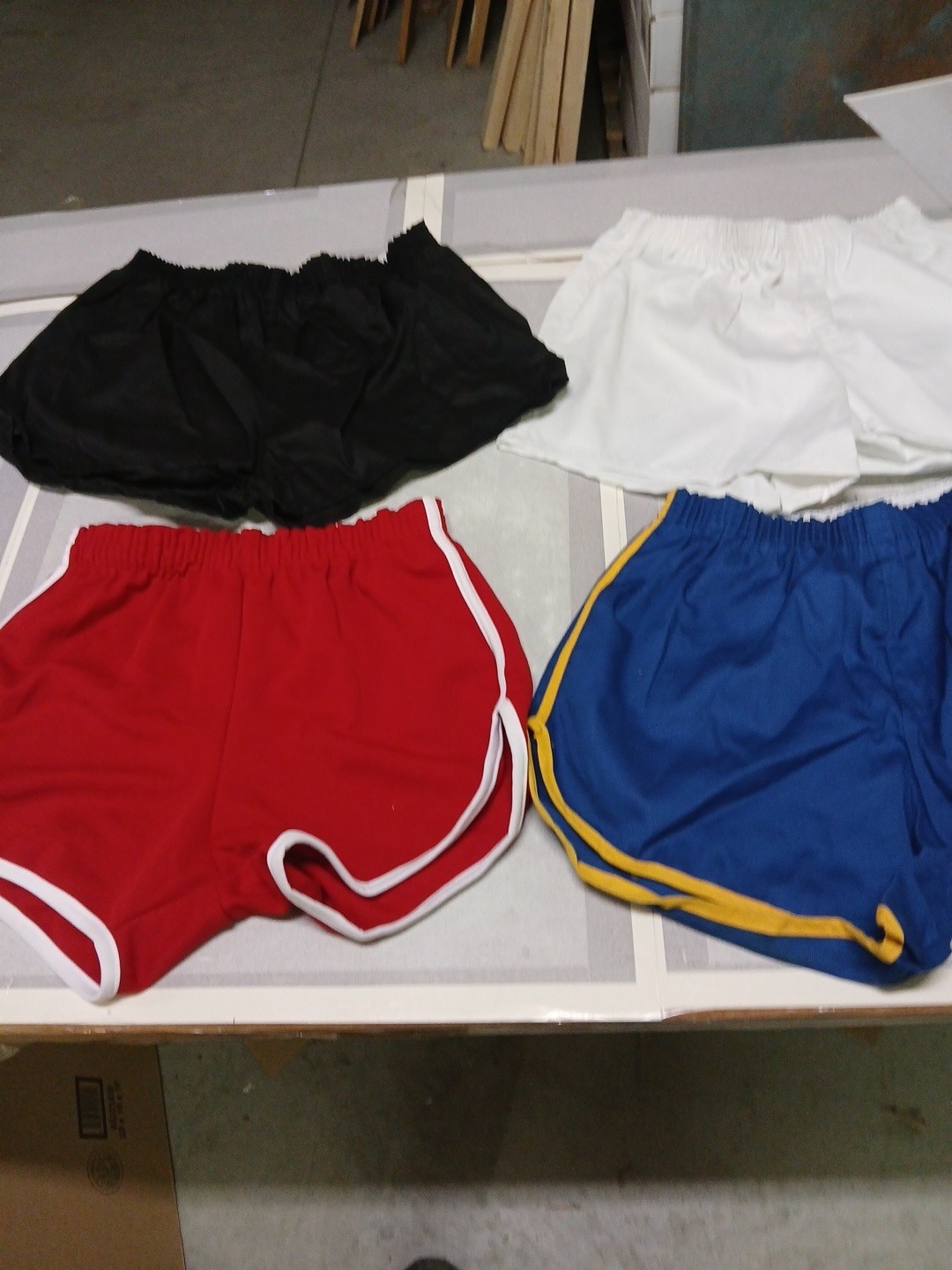Soffe Vintage Shorts 1970,s Multiple Colors And Sizes Elastic Good On Them.