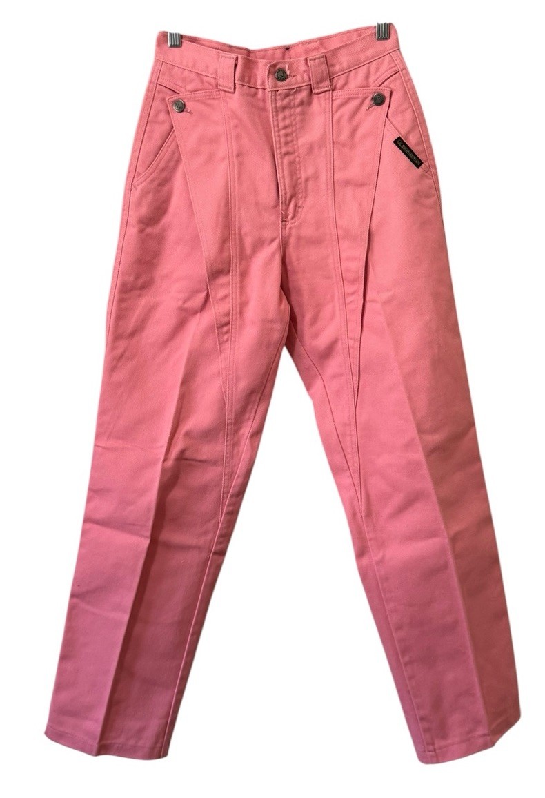 Rocky Mountain Jeans Pink Bareback Women Sz 29 Vintage Mom Jeans Western Cowgirl