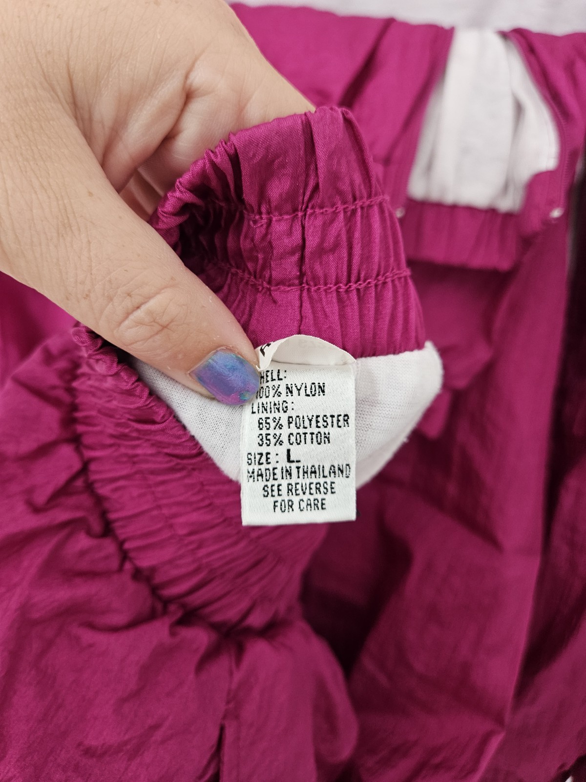 VTG LAURA KATHERINE Womens Adult Pink Track Suit Jacket Pants L