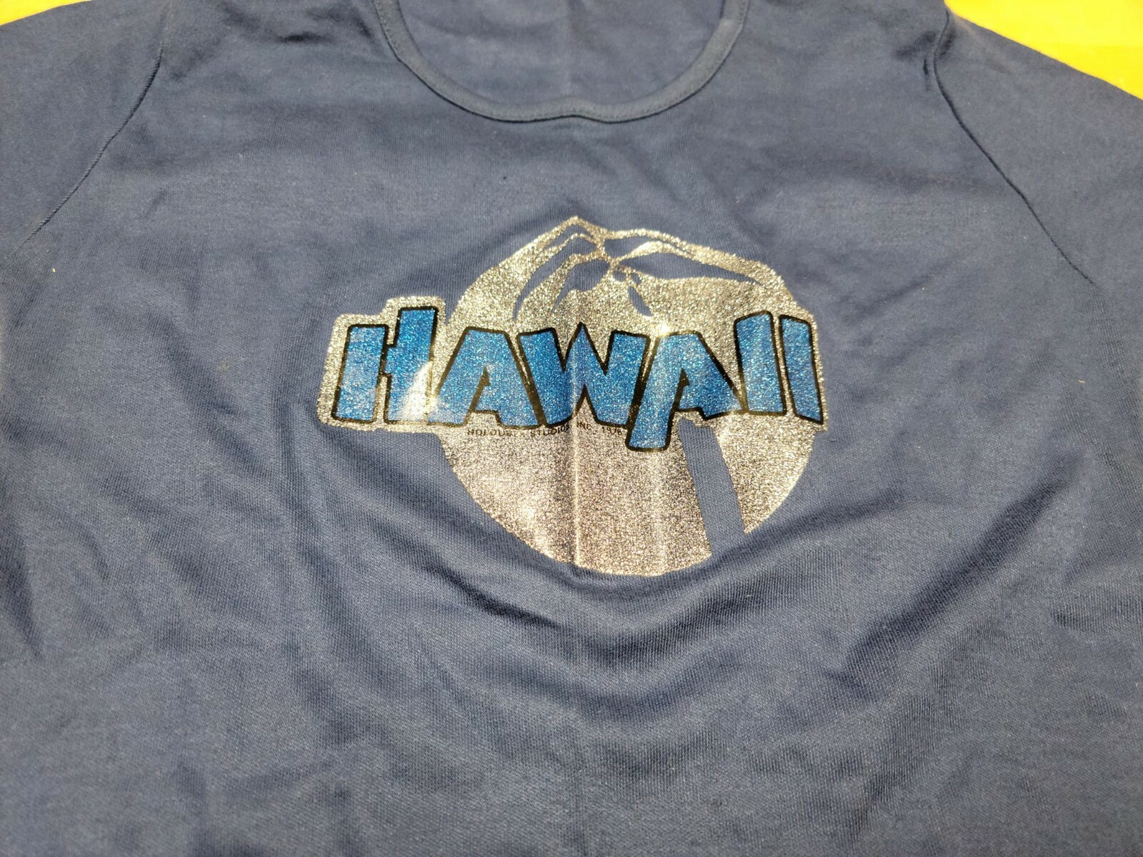 Vintage 1970s Fun-Tees Hawaii T-Shirt Womens Size Large – Blue