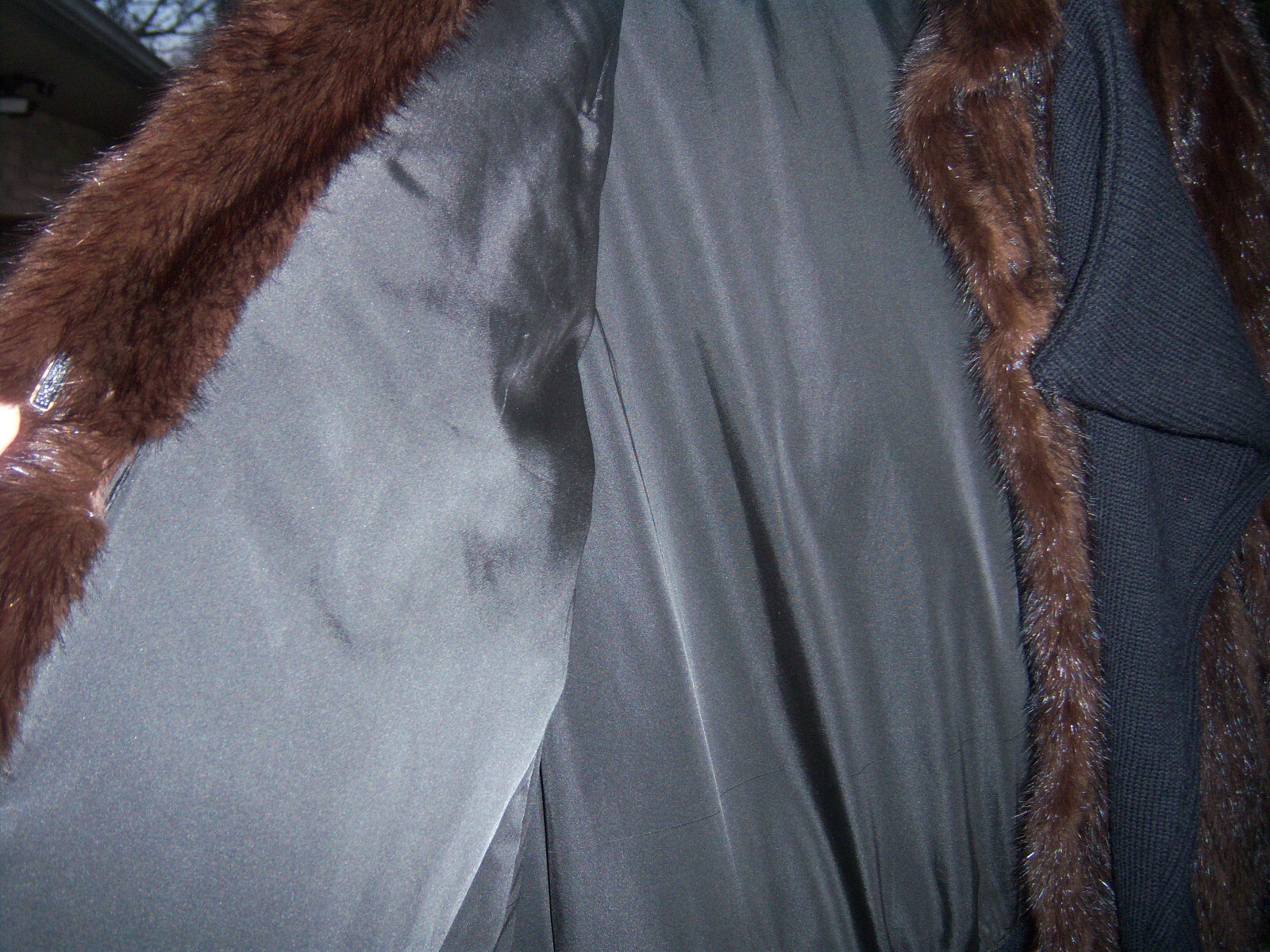 VTG SHARP!! RETRO TRENDY RETRO Hudson’s Fur Salon Beaver Sweater COAT SIZE M/L