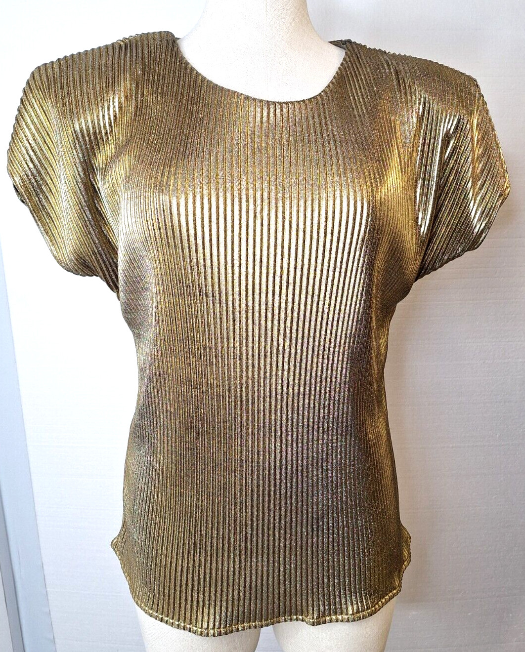 Vintage Trimmings Brand Women’s Size Large Gold Top Shoulder Pads Deadstock