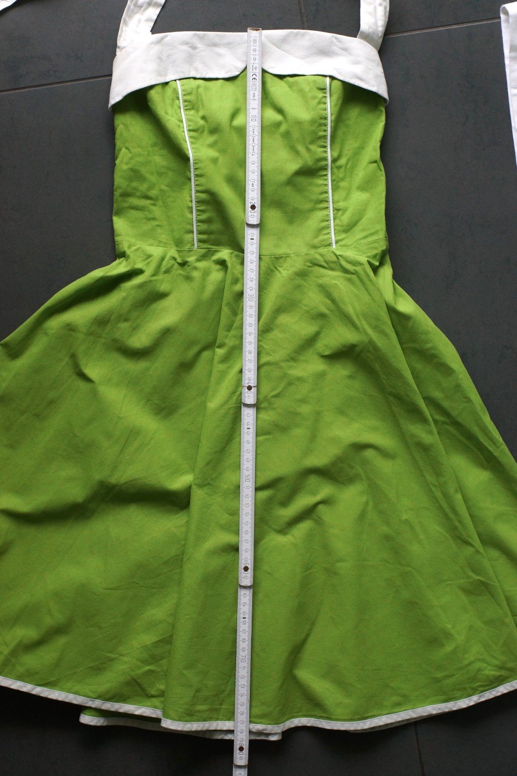 Atelier Belle Couture Petticoat Dress Size S/M Green Rockabilly 50s/60s