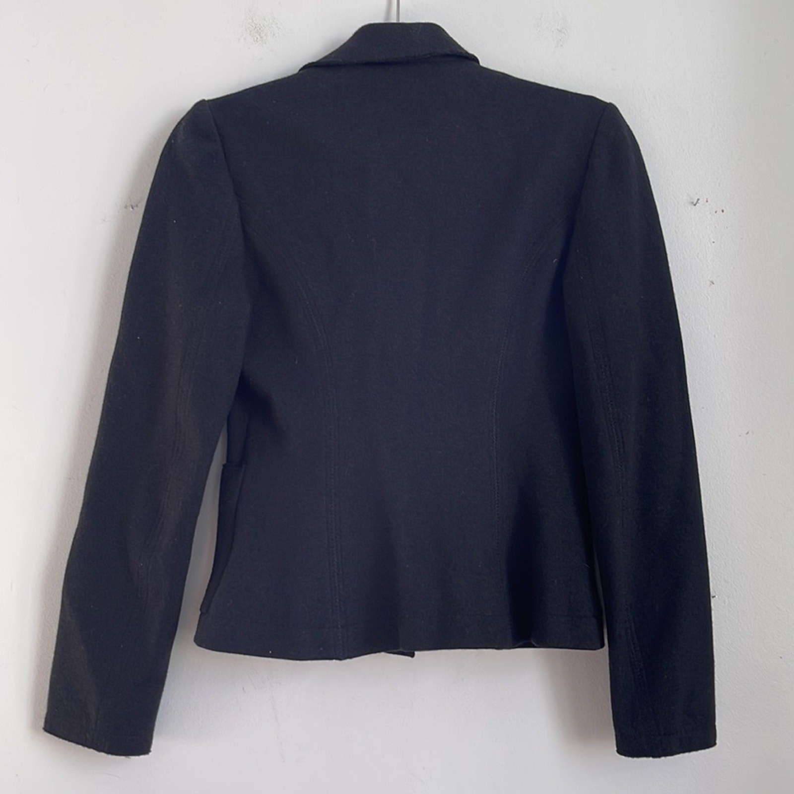 Vintage MaxMara wool blend one button fully lined blazer sz 38