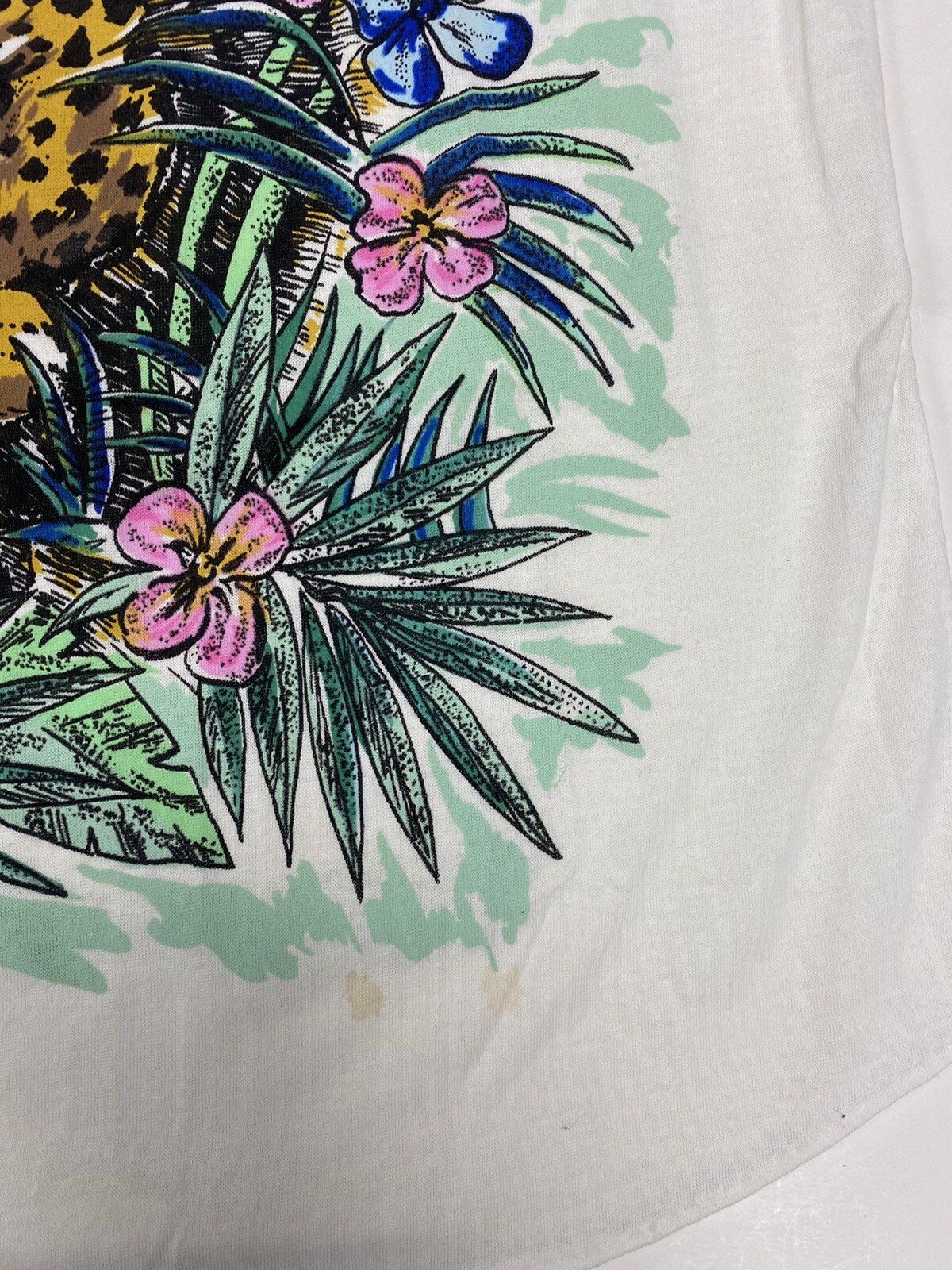 80’s 90’s Leopard Big Cat Jungle Tee Rikki New York