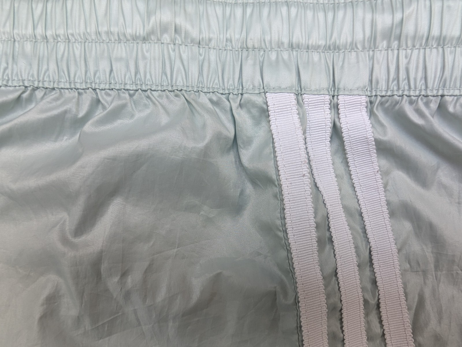 ADIDAS Glanz Shorts Womens 40 Mint Running Casual Swim Trunks Vintage Sports Retro Gym