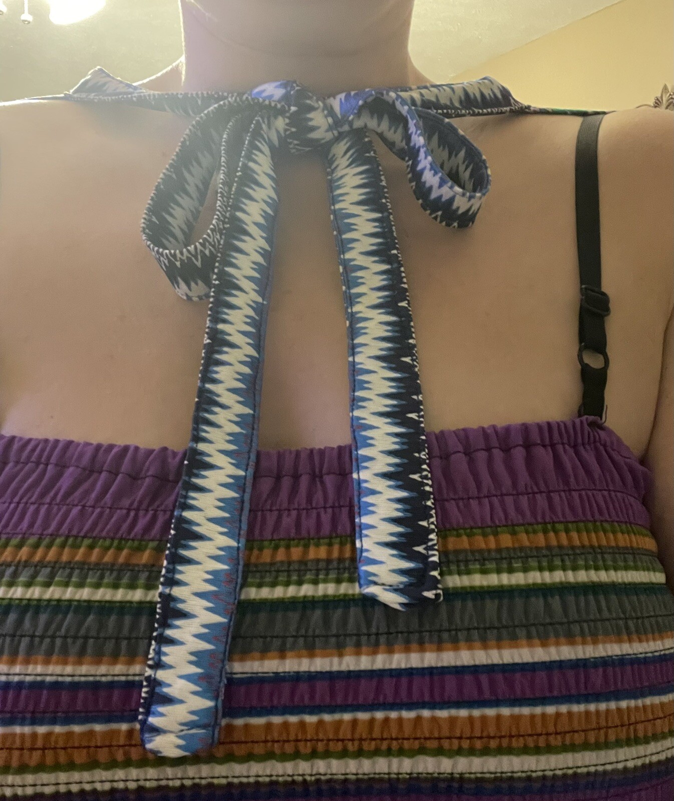 Ooak Vintage 60s 70s Psychedelic Hippie Festival Poncho Cape Concert Tassels