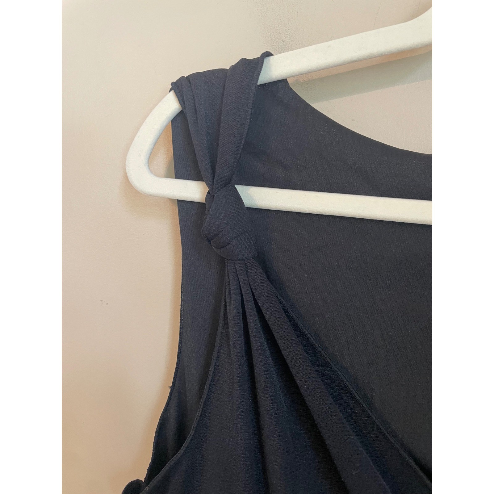 Vtg Max Studio Layered Mesh Sharkbite Lettuce Hem Dress Whimsigoth Size M