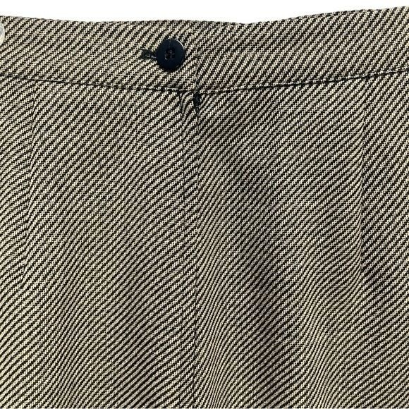 Vintage Giorgio Armani Le Collezioni Brown Twill Wool Skirt Size 6