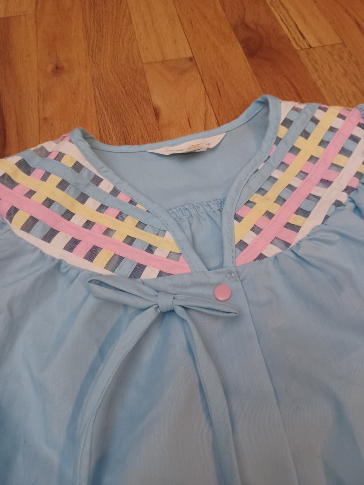Vintage retro 1950s or 1960′ baby blue nighty Dan-Ellen pillow talk Style nighty