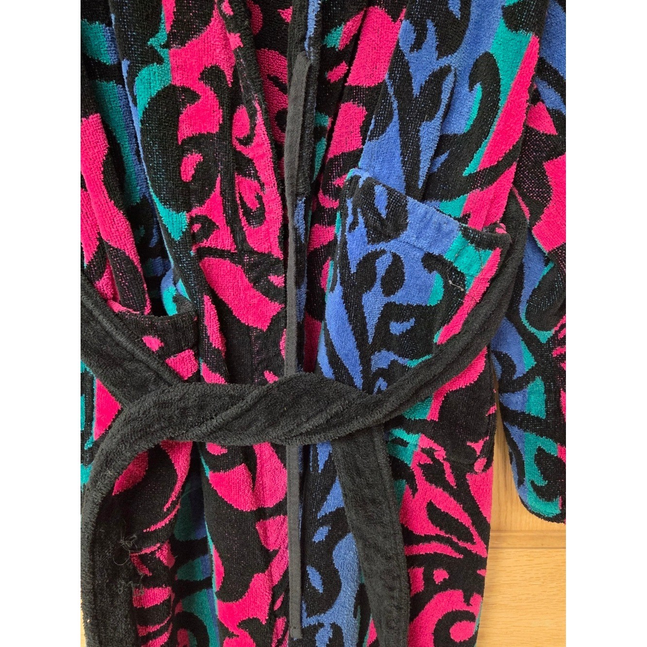 Vintage 1990s TJ Lawford Turkish Towel Robe – 100% Cotton size L
