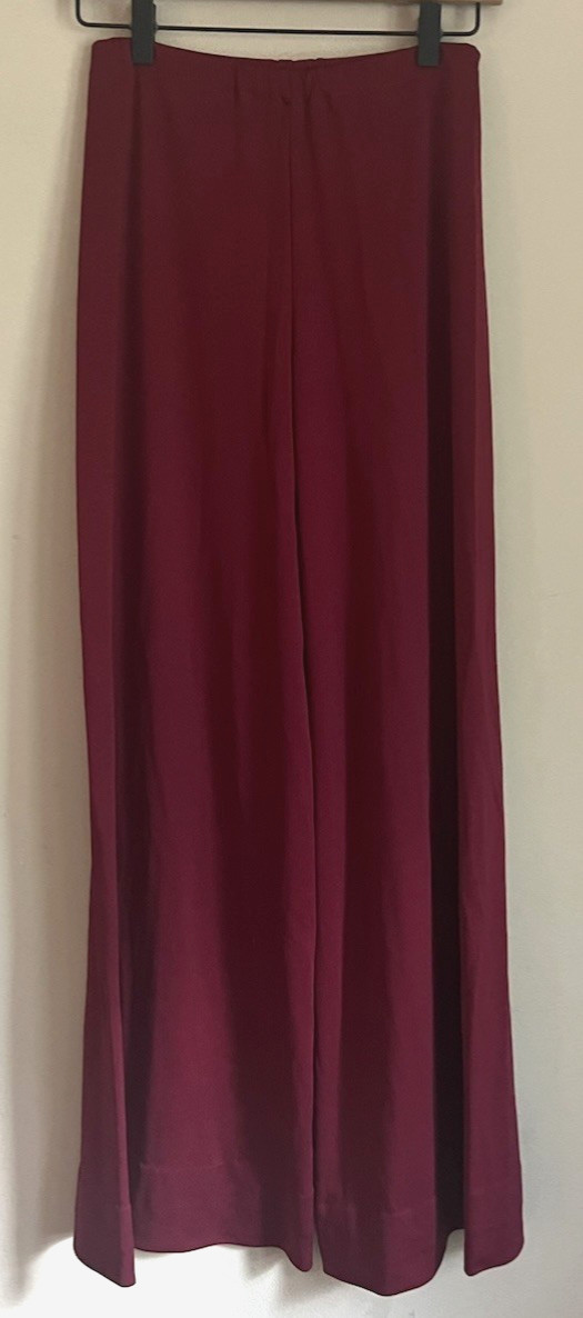 Vintage Pant Set 60s 70s Mod Hippie Small 4 6 Tunic Wide Leg Joshua Tree