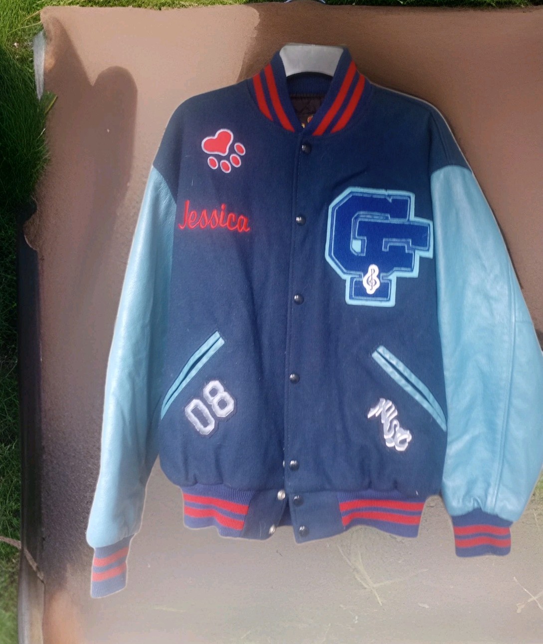 Vintage 90’s Woman’s Varsity Jacket Band SZ M