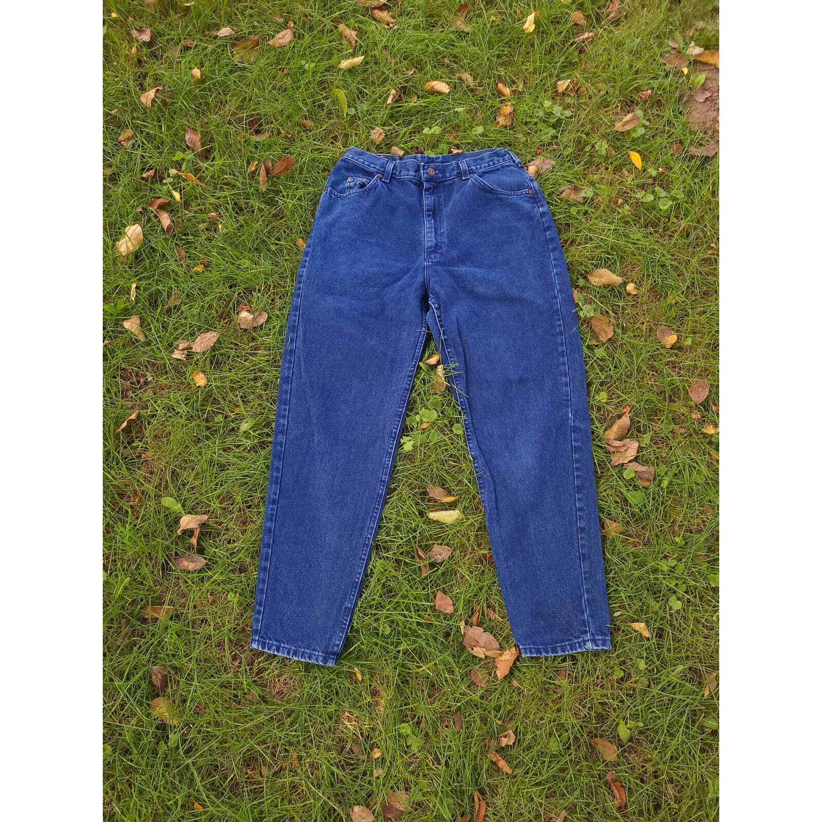 Vintage 1980’s/1990’s Denim Lee Riders Mom Jeans / Blue / 29×29 / 14 Petite