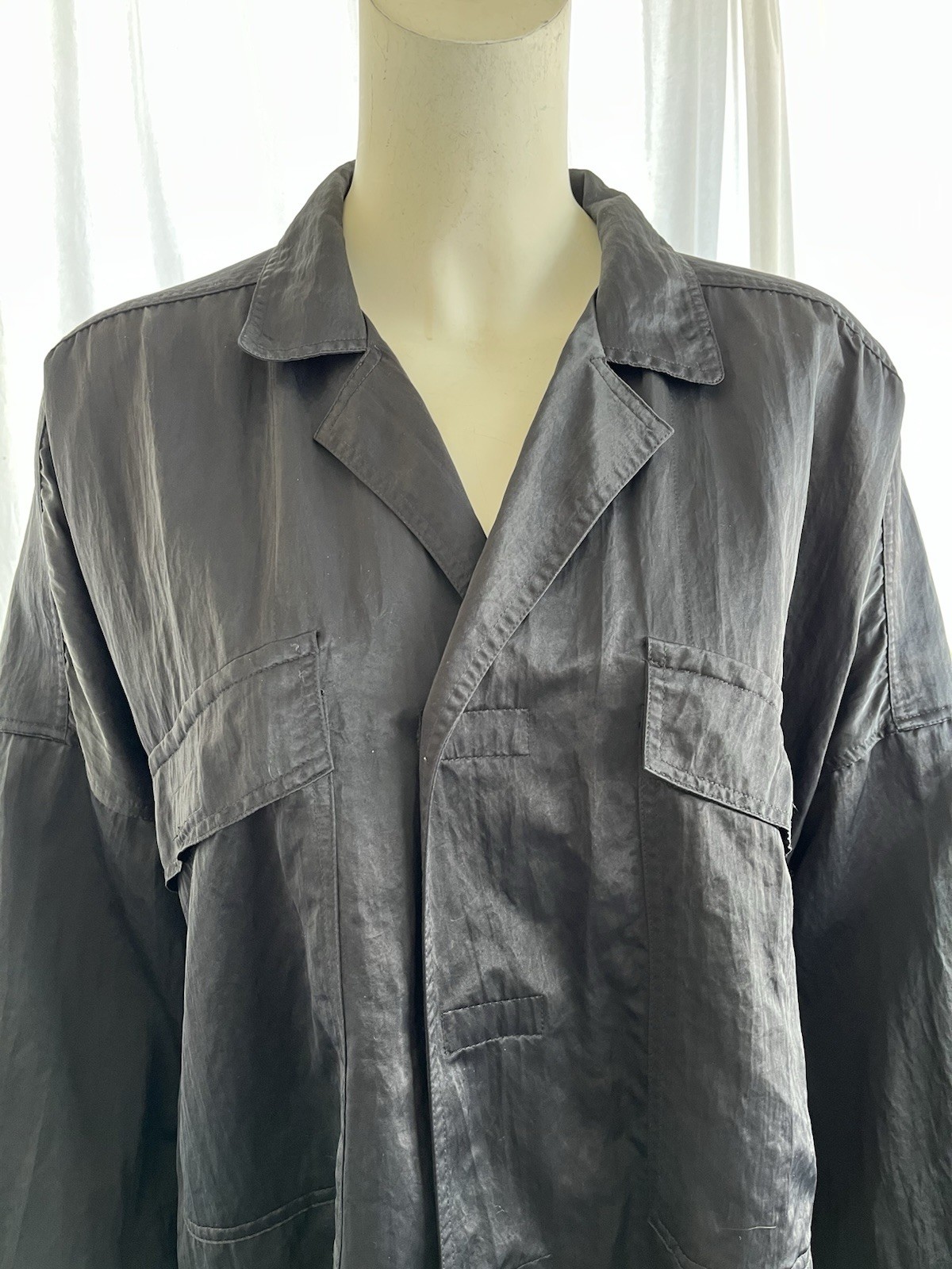 Issey Miyake Plantation Vintage 1980s Over Size Black Dress