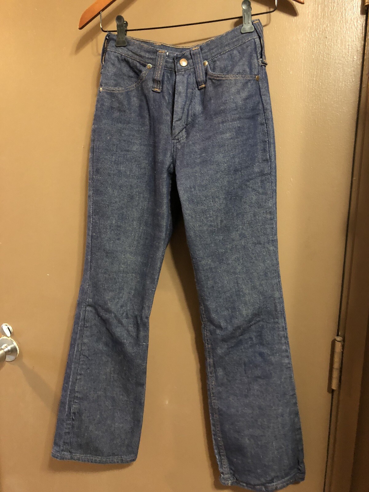 Vintage Blue Bell Maverick Denim Jeans 1940 1950 Dark Blue Wash Size 23 24”