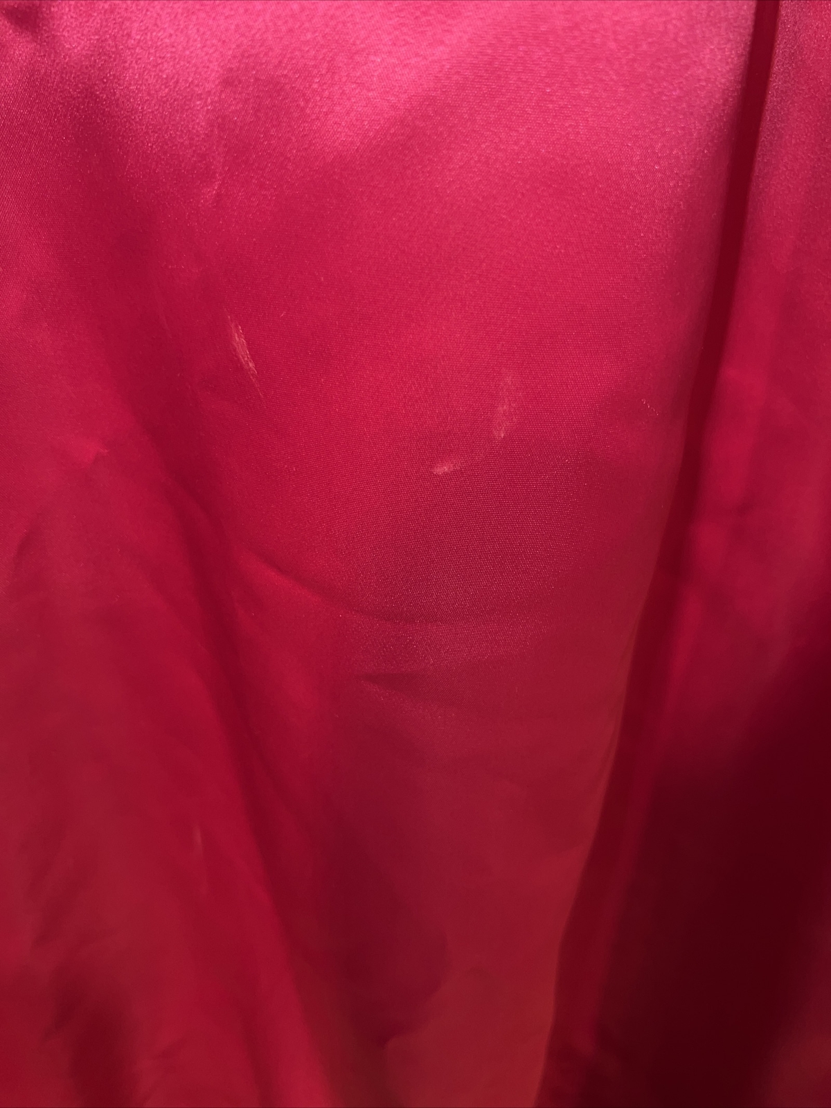 Small Vintage Cottage Core Prairie Long Hot Pink Dress, No Brand Laura Ingalls