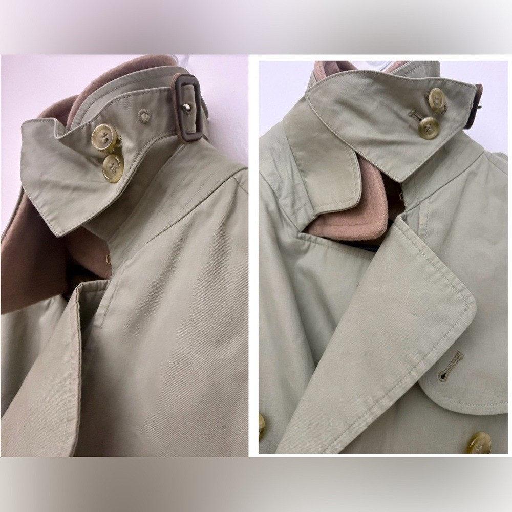 VTG 80’s Burberrys Trench Coat Full Removable Lining Nova Women’s 14 Extra Long