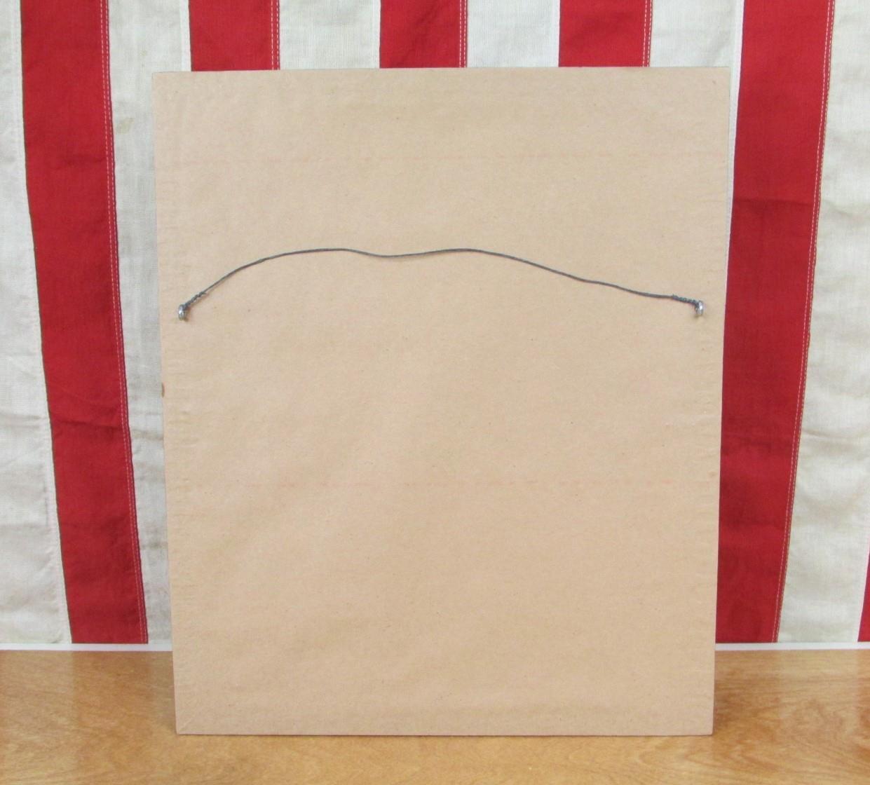 Vintage 1960s Ocean Mermaid Swimsuit NOS w/Liberty Magazine Framed Beach Pennant