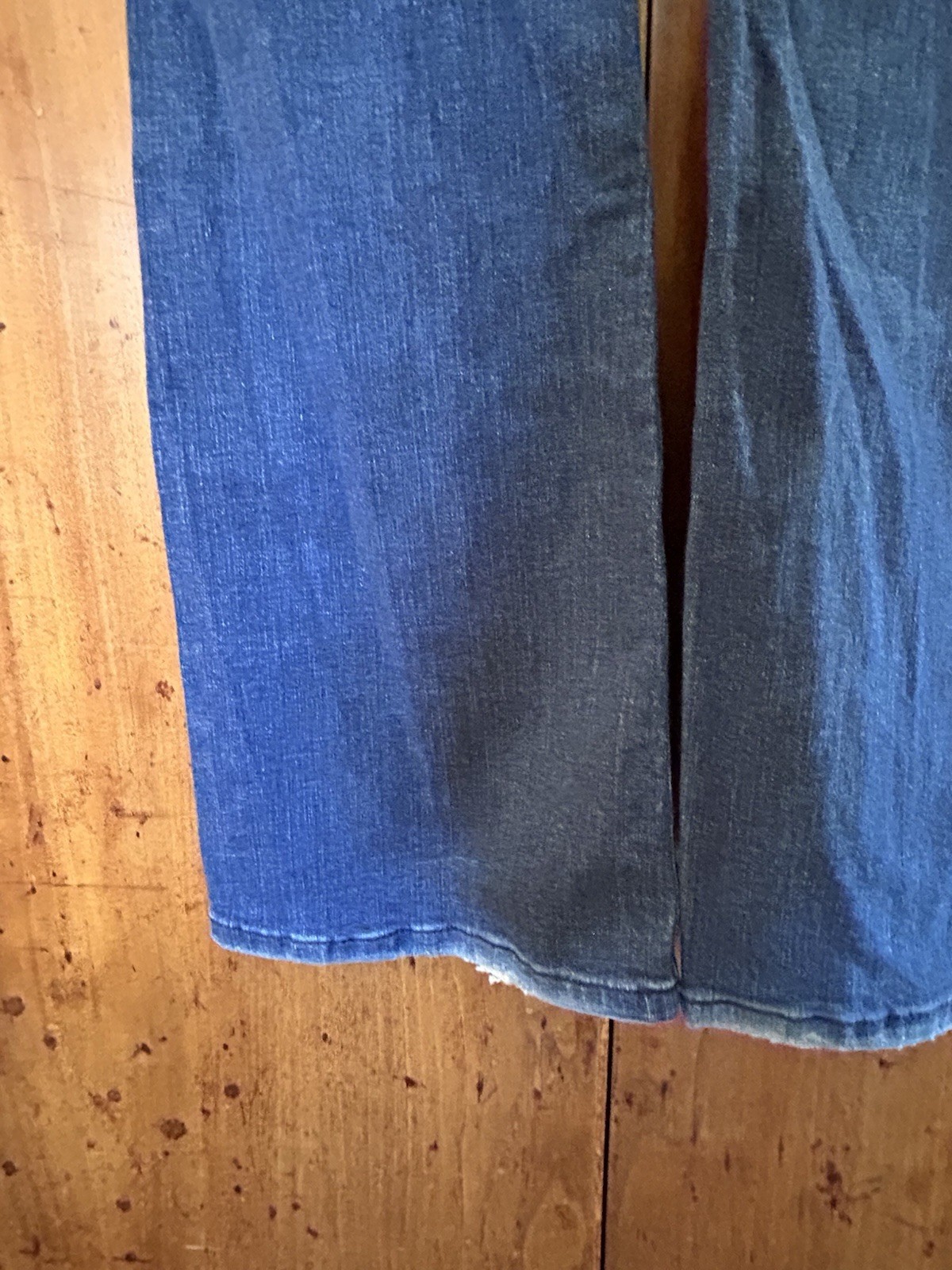 VTG Y2K Vanity Flair Leg Jeans 30 W 35 L Low Rise Pocket Button Flap Grunge