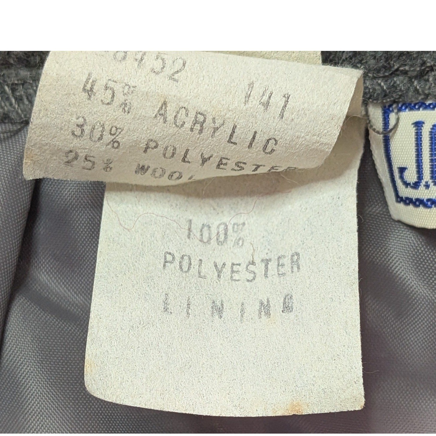 J.G. Hook Trousers Women 10 Preteen Gray Excellent Vintage Wool Blend Lined Pant