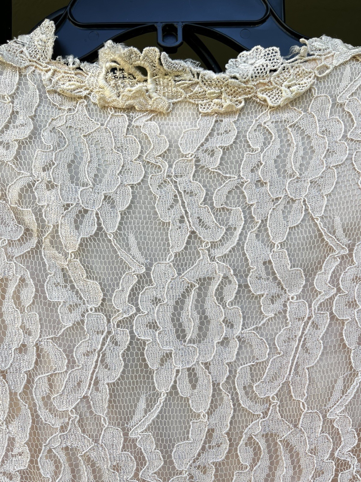 VTG 90s Lisa Michaels Romantic Coquette Top Jacket Peach Lace Size 24