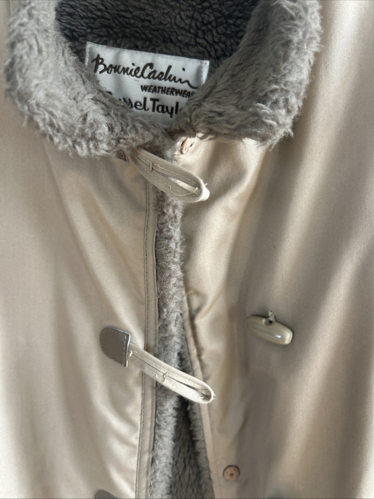 Vintage Bonnie Cashin Weatherwear For Russel Taylor Womens Coat Long Jacket 8