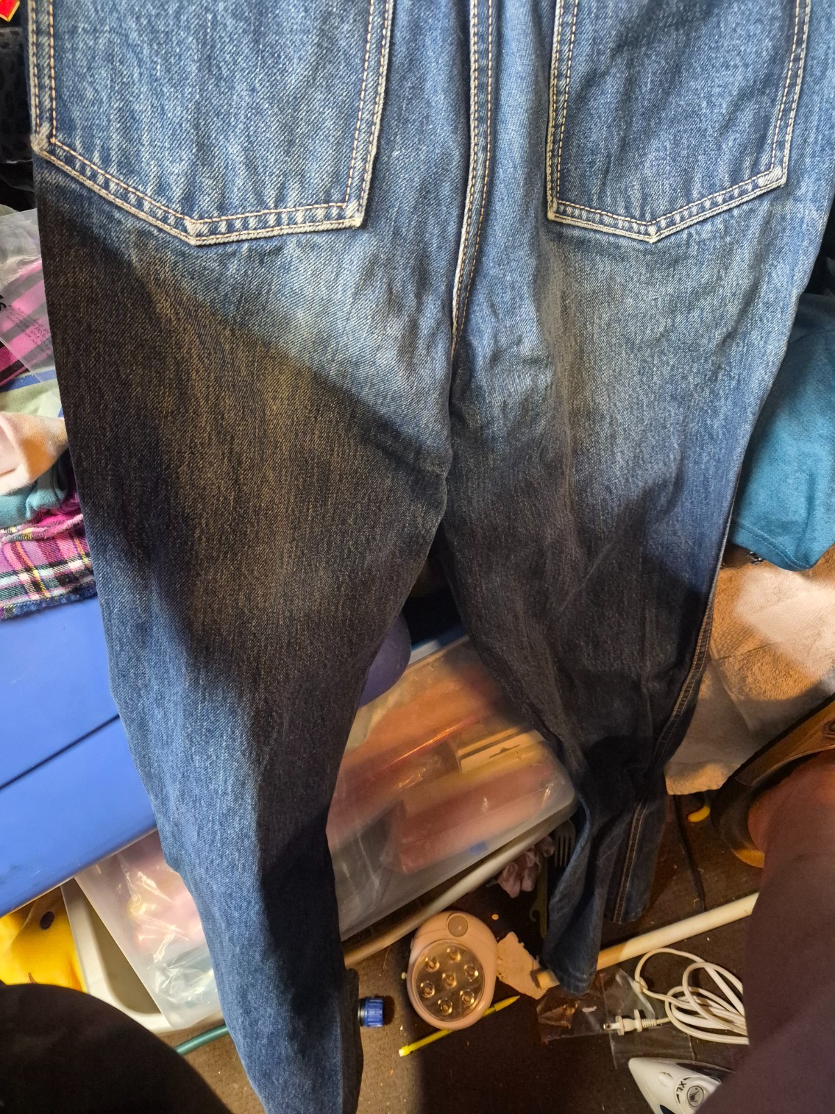 VTG 70s Dee Cee Bootcut Flare Jeans womens 6.5×31 Western Cowboy Rodeo USA
