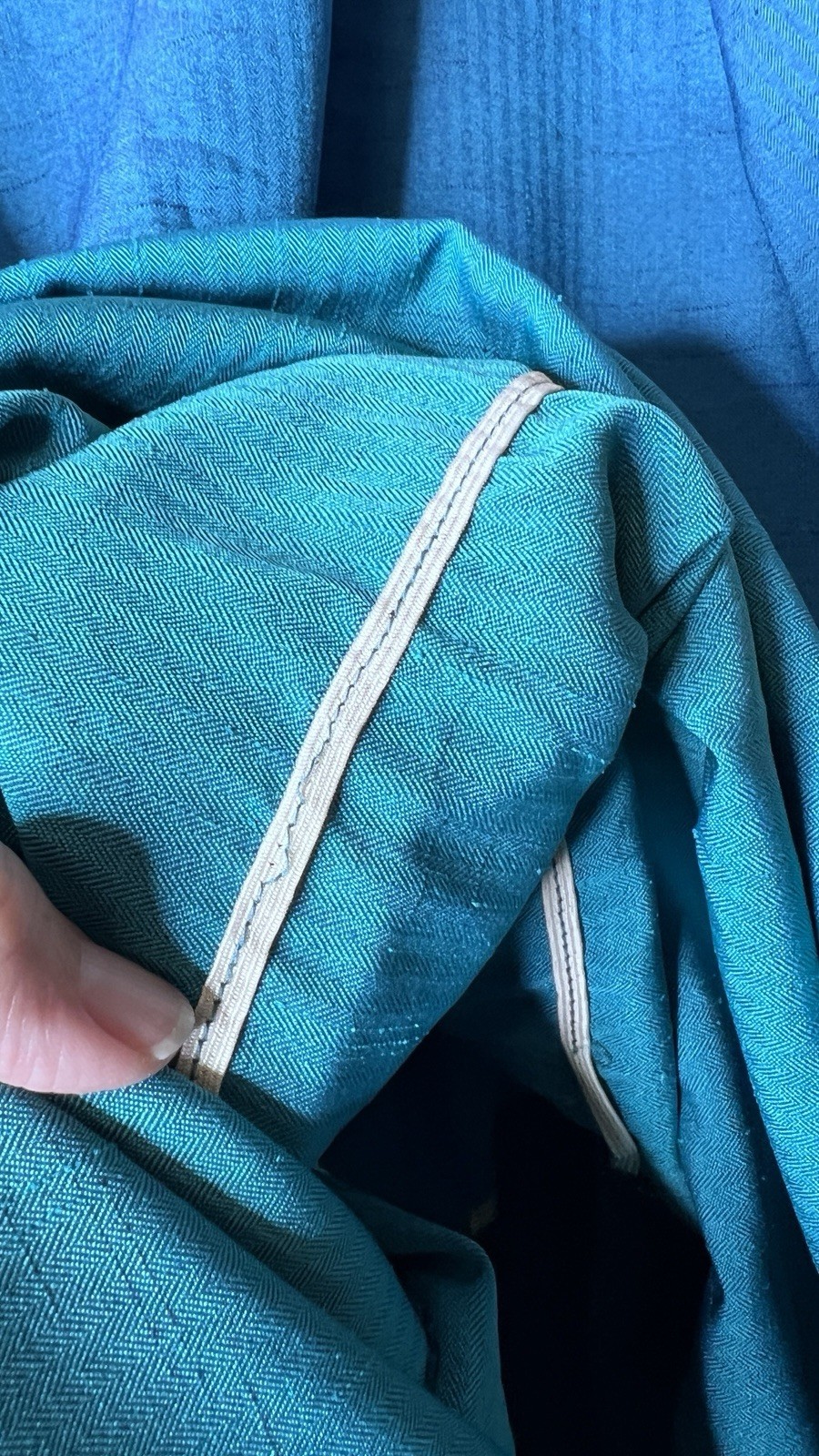 VTG Nardis Of Dallas Teal Dress L/S Cold Shoulder Secretary 70’s 80’s